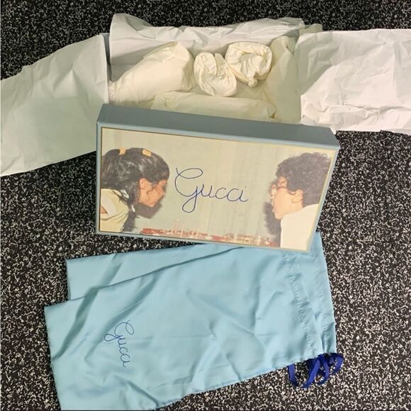 Rare Blue Gucci Gift Box - Picture 4 of 8